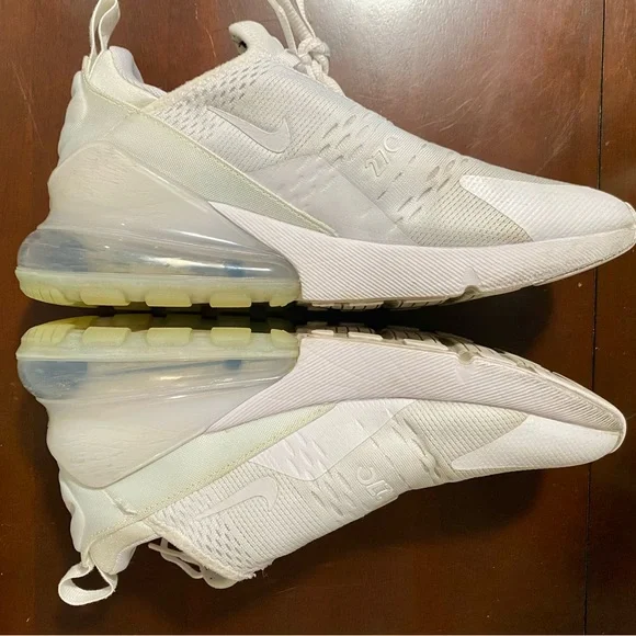 Nike White Air Max 270 Sneakers - Picture 4 of 11